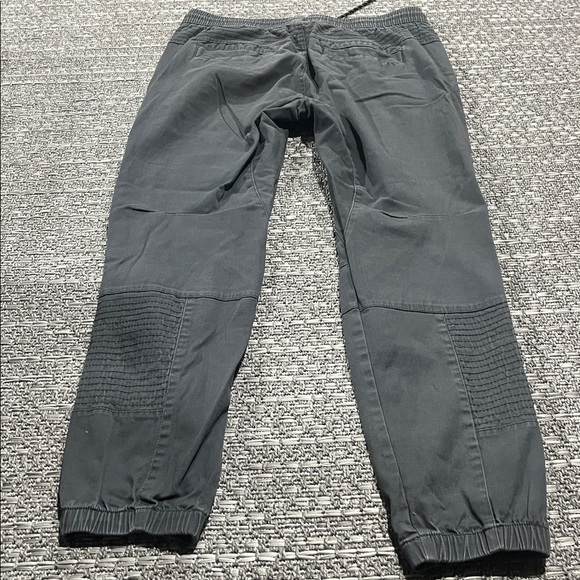 Ring of Fire | Men’s Dark Grey Joggers with Ribbing - Picture 6 of 11